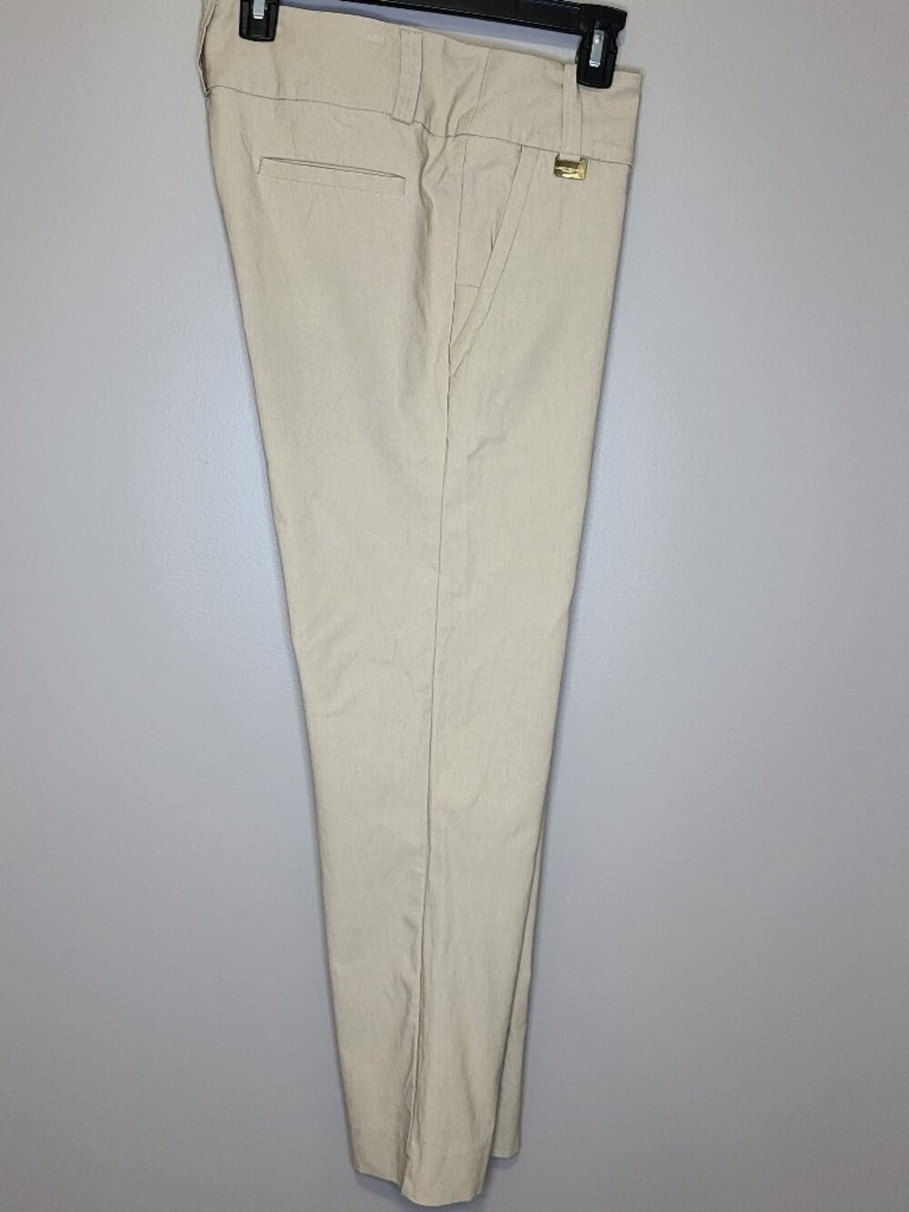 Lisette L Sport Montreal Tan Cropped Golf Pants Size 12 Pull On Stretch Ankle